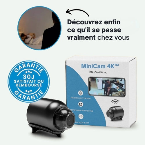 MiniCam 4K™ – Découvrez enfin ce qu’il se passe vraiment